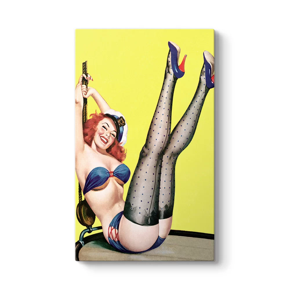 Pin Up Girl Halat Tablosu - Model 35